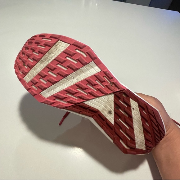 ALL BIRDS - Mens Tree Flyer Running Shoes, Lux Pink Blizzard - Picture 8 of 15